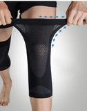 Ultra Thin Elastic Knee Brace Summer Breathable Black Knee Support Sport Fitness Running Basketball Knee Pads for Men Women