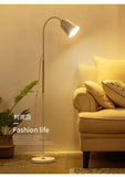 Floor Lamp Simple Floor Lamp Floor Light Wrought Iron LED Standing Lamp Adjustable Lamp Head Standing Reading Light for Living R