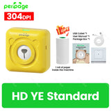 9 Colors Peripage A6 304DPI Mini Photo Printer Notes Sticker Label Printing Machine Bluetooth Portable Wireless Printer Marker