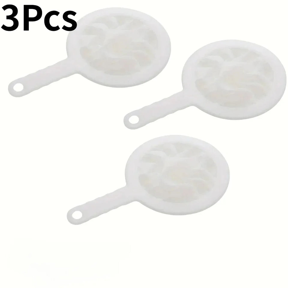 3Pcs Kitchen Ultra-Fine Nylon Mesh Strainer Soybean Milk Yogurt Juice Filter Reusable Tea Coffee Residue Filter Kitchen Fine Net