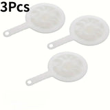 3Pcs Kitchen Ultra-Fine Nylon Mesh Strainer Soybean Milk Yogurt Juice Filter Reusable Tea Coffee Residue Filter Kitchen Fine Net