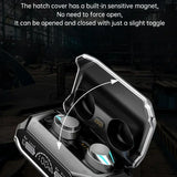 M41 Smart Touch Headset: Wireless Bluetooth Earphones with LED Display & Stereo Sound, Suitable for Smartphones