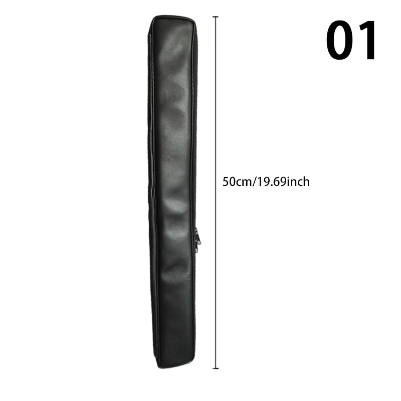 1pc Flute Storage Bag Portable Leather Fabric Vertical Flute Case Musical Instrument Storage High Quality Woodwind Accessories
