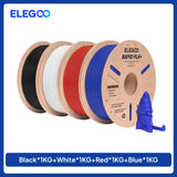ELEGOO RAPID PLA+ Filament 1.75mm, 3D Printer Filament, Support 30-600mm/s Printing Speed, Compatible with Most FDM 3D Printers