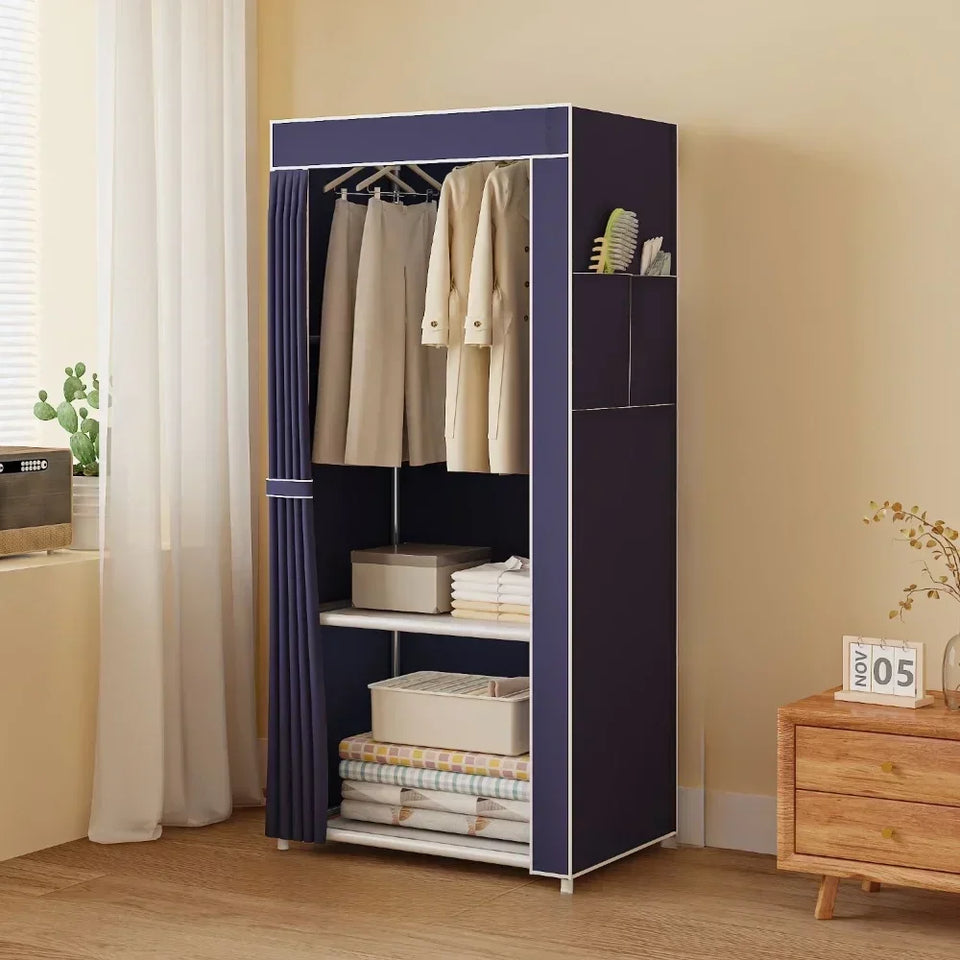 Simple Bedroom Closet Household Simple Assembly Cloth Closet Storage Closet Storage 5 Colors Simple Organizer Dustproof Foldable