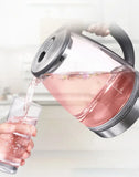 Household Kettle Glass Tea Bottle Electric Heating Kettle Teapot Cup Water Heater Portable Tea Pot Boiler