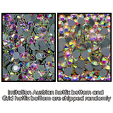 SS3-SS50 14400pcs/bag Big Bag Bulk Wholesale DMC Glitter Crystal AB Hotfix Rhinestones Strass Iron On Stone Gems