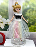 1/6 BJD Doll Toy Accessories Transparent Rotating Stand 1/8 Acrylic Support Standing Base Stand Doll Supplies Accessories