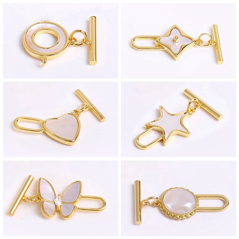 18k Gold Plated Spacer Beads For Bracelet Making,Separators For Beads,Jewelry Fittings,DIY Jewellery Making Supplies Wholesale