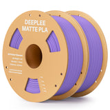 DEEPLEE Matte PLA Filament 1KG,1.75mm FDM 3D Printer Filament Dimensional Accuracy +/- 0.02mm, 1kg Carboard Spool (2.2lbs)