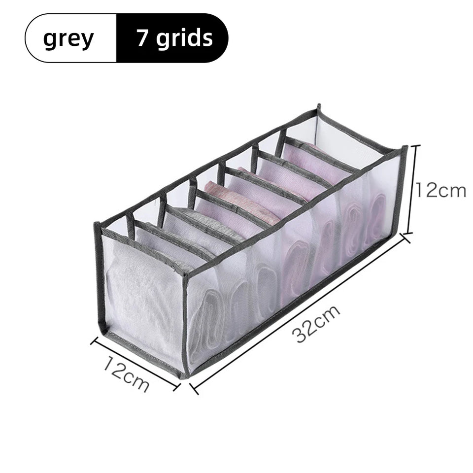 Closets Clothes Organizer Foldable Clothing Underwear Jeans Storage Box Drawer Organizer with Handles Wardrobe OrganizersDivider