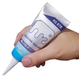 120ml Multipurpose Silicone Sealant Waterproof Caulk Seal Mouldproof Fast Drying Adhesive Glass Glue For Bathroom Kitchen