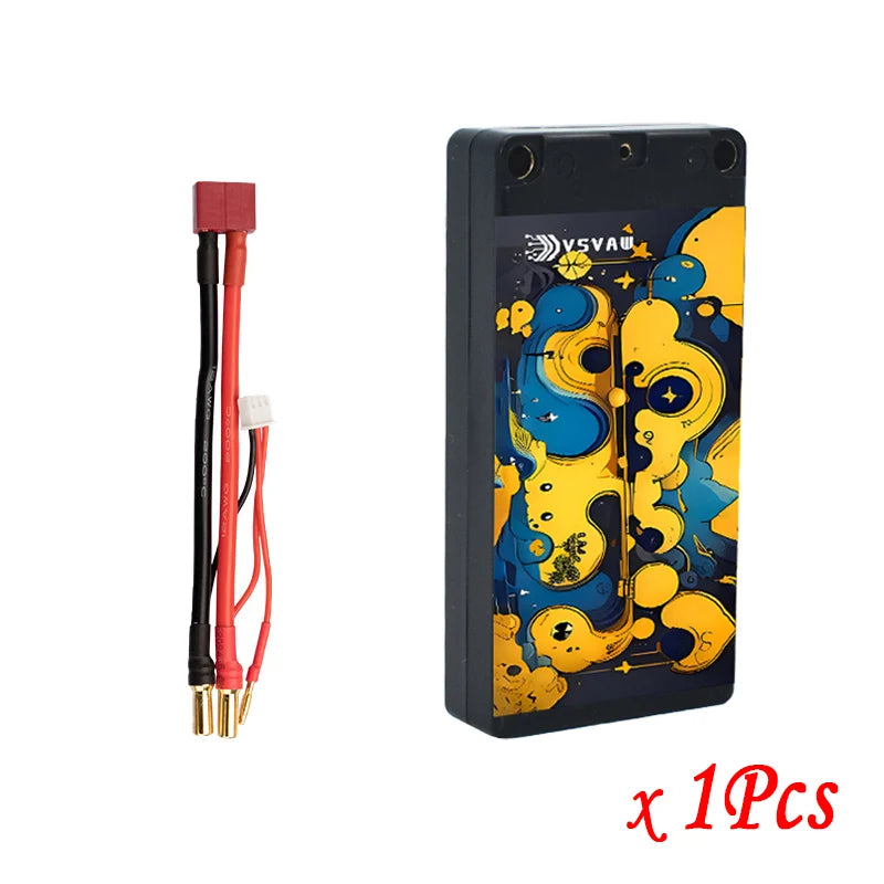 GNB 7.6V Rechargeable Battery 4600mAh For RC Racing Cars Four Drive Off-Road Spare Parts HV 100C 2S Lipo Battery