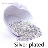 18k Gold Plated Spacer Beads For Bracelet Making,Separators For Beads,Jewelry Fittings,DIY Jewellery Making Supplies Wholesale