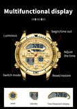 New LIGE Fashion Military Watches for Men Luxury Original Sports Chronograph Watch Waterproof Quartz WristWatch Clock Gift