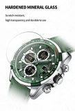 NAVIFORCE Top Military Quartz Watches for Men Luxury Sports Chronograph Watch Waterproof Clock Leather LED Digital WristWatch