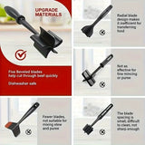 Handheld Meat Grinder & Blender Effortless Rice Grinding Meat Mincing Chopping Multifunctional Kitchen Tool