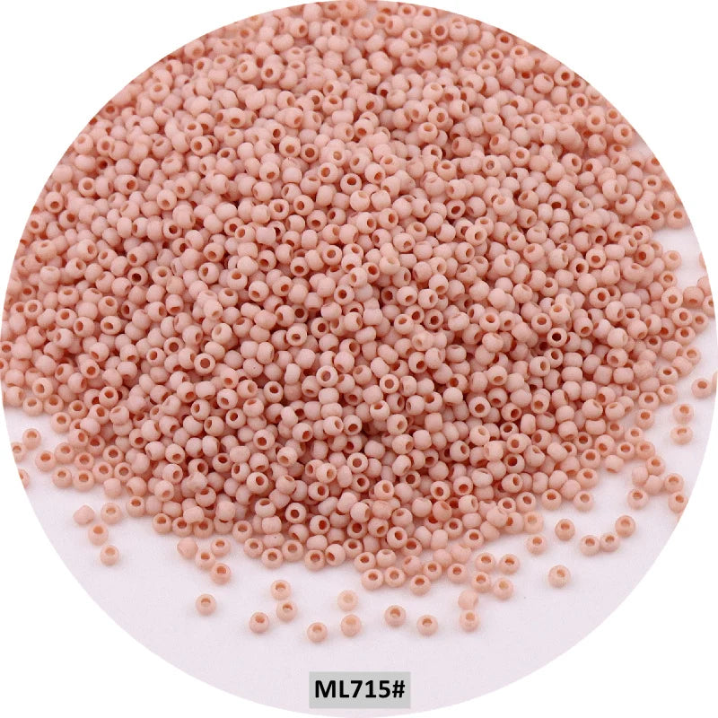 Golden 15/0 Japanese Seedbeads 1.5mm Uniform Metallic Bronze Round Spacer Glass Beads For DIY Jewelry Making Garments Accessory