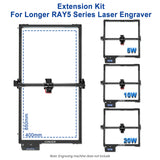 LONGER Extension Kit for Longer Laser Engraver Y-axis Expansion Kit Suitablr for RAY5 5W/10W/20W Laser Cutter and Engraver