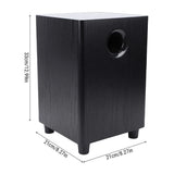 Home Theater Subwoofer 100W Home Subwoofer 6.5 Inch Independent Passive Subwoofer Speaker Plug and Play for Home Theater Party