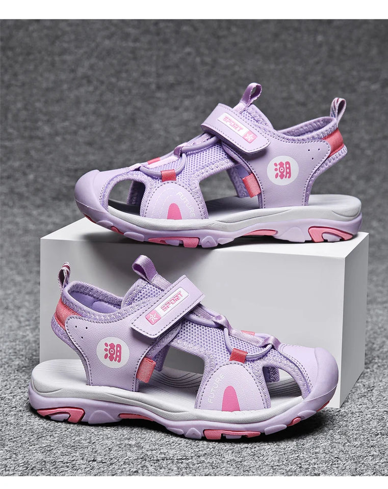 Children Breathable Sport Summer Sandals for Boys Casual Beach Shoe Comfortable Soft Sole Kids Fashion Non-slip Sandalias