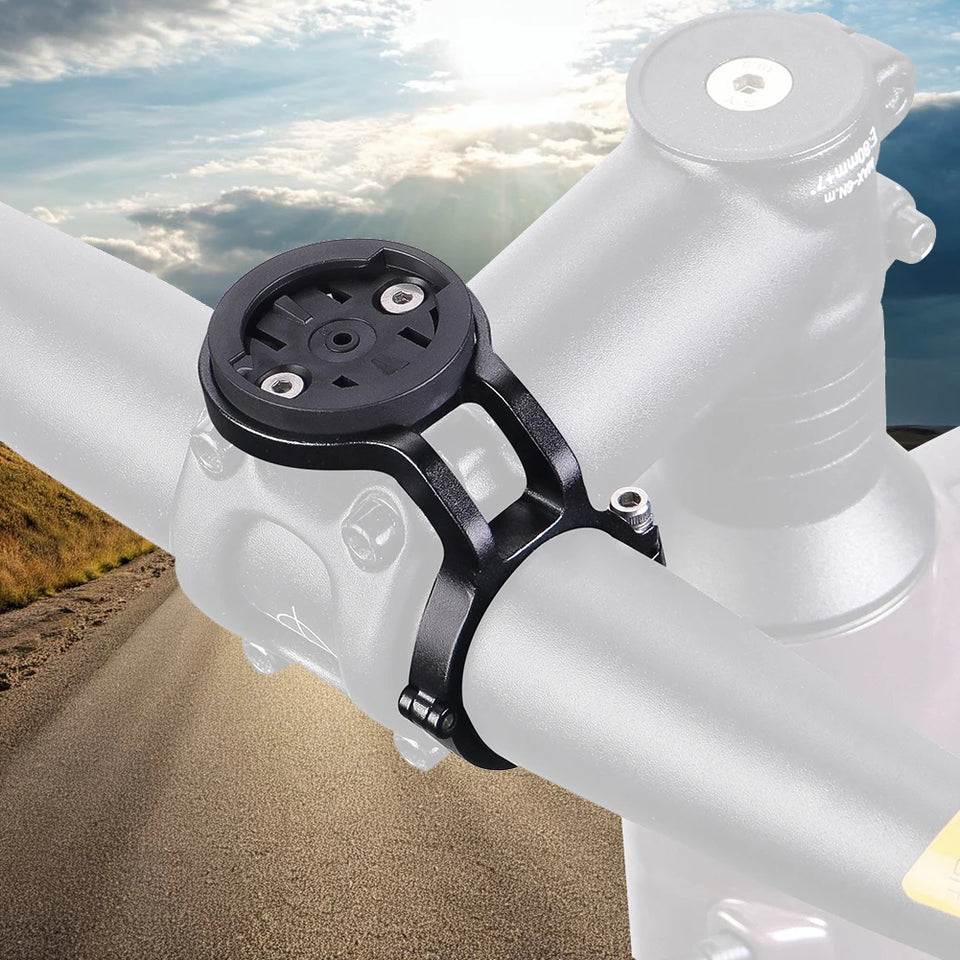 Bike Handlebar Computer Holder Aluminum Alloy Speedometer Mount Bracket Lightweight for Garmin/Wahoo/Bryton/XOSS/IGPSPORT