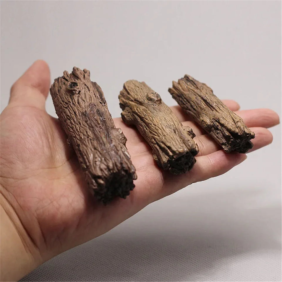 Mini Trunk Branch Stump Miniatures Fairy Garden Home Decor Desk Home Decoration Accessories Gift Home Decor Accessories