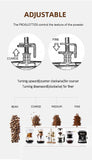 Antique Manual Coffee Grinder Hand Crank Bean Mill Classic Wooden Ceramic Burr Spice Muller Retro vintage Adjust Coffee Machine