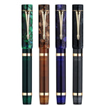 Majohn M700 Resin Fountain Pen EF/F Nib 0.5/0.38mm with A Converter Germany Imported Ink Pen Beautiful Students Gifts