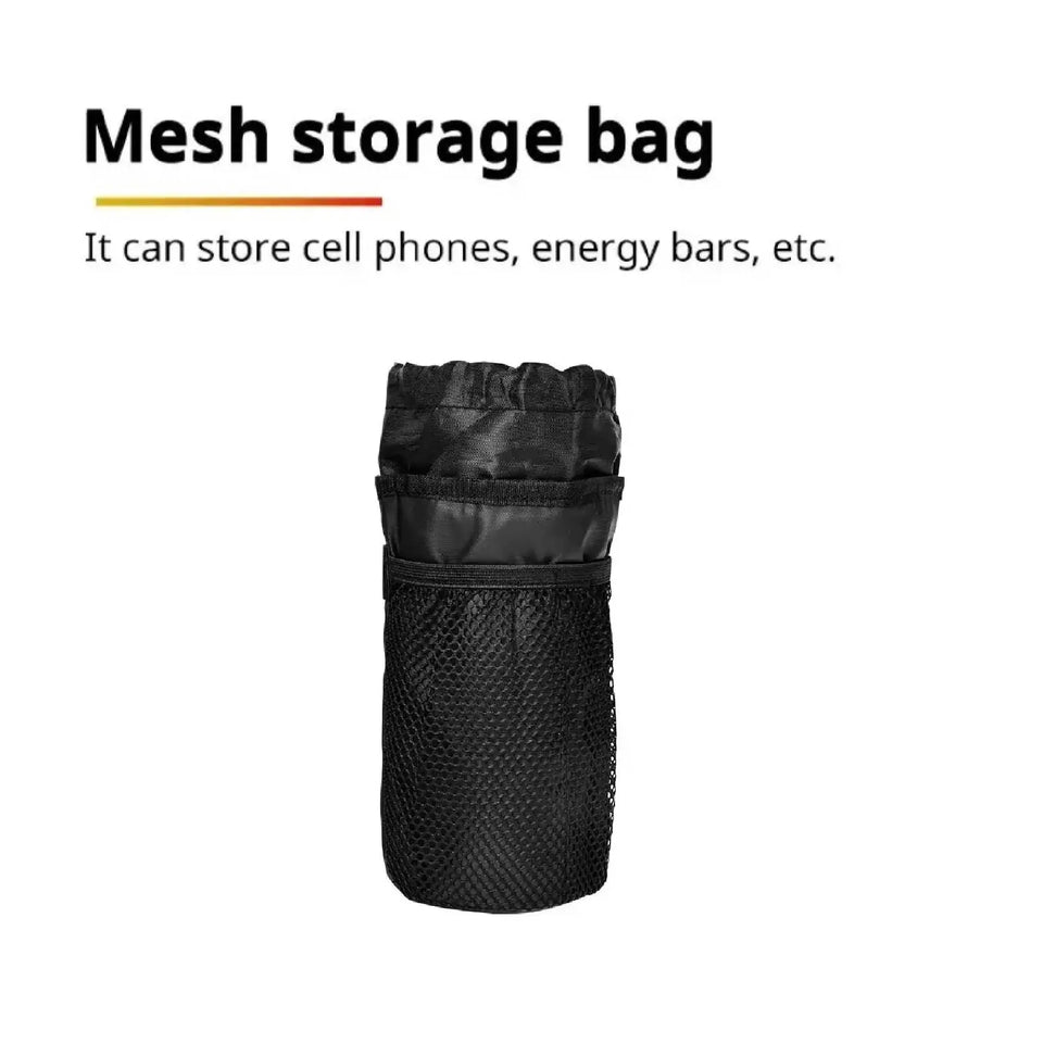 Bicycle Bag Bike Bottle Holder Handlebar Stem Thermal Bag with Mesh Pocket Coffee Cup Holders Cycling Water Bottle Carrier Bag