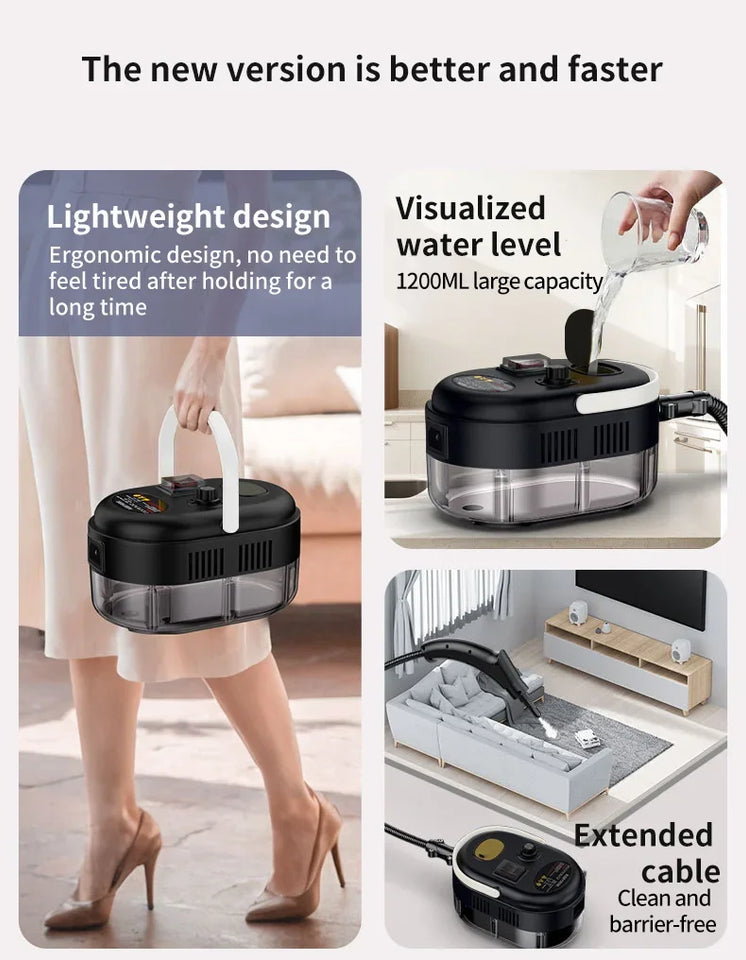 Portable Handheld Steam Cleaner High Pressure Steam Cleaning Machine for Kitchen air conditioner steam cleaner for Car 220V 110V