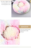 Super Soft Pet Bed Kennel Dog Round Cat Winter Warm Sleeping Bag Long Plush Large Puppy Cushion
