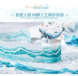 Mr. Paper, 200cm/roll, Wave Themed Material Tape, Decorative Collage Scrapbook, Photo Frame, Phone Case, Notebook, Water Cup