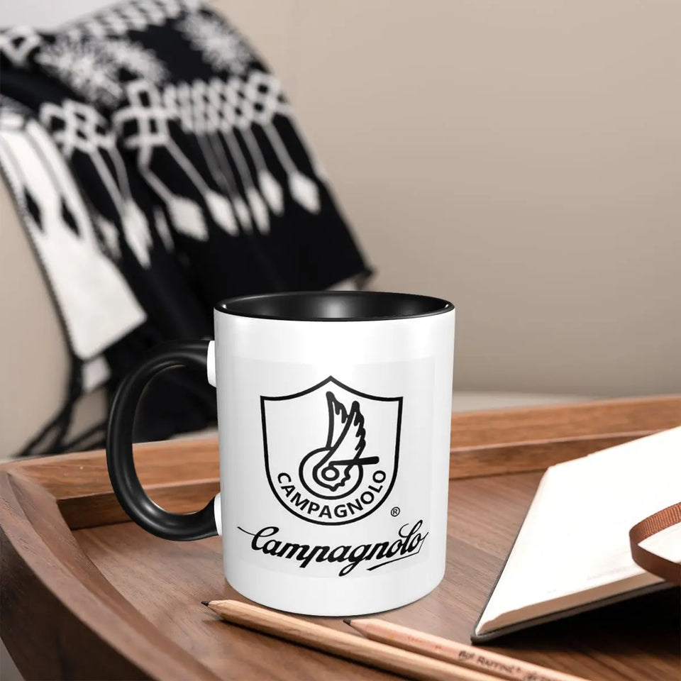 Campagnolo Vintage Italian Cycling Tour Mug Funny Ceramic Coffee Cups Tea Mugs Milk Cup Drinkware Gifts for Friends