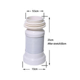 Home Fixtures WC Pan Connector Home Flexible Home Plumbing Toilet Waste WC Pan Connector 250mm-500mm Extendable