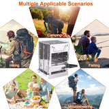 Stainless Steel Wood-burning Stove Lightweight Compact Camping Stove Portable Folding Wood Stove For Outdoor Camping Hiking
