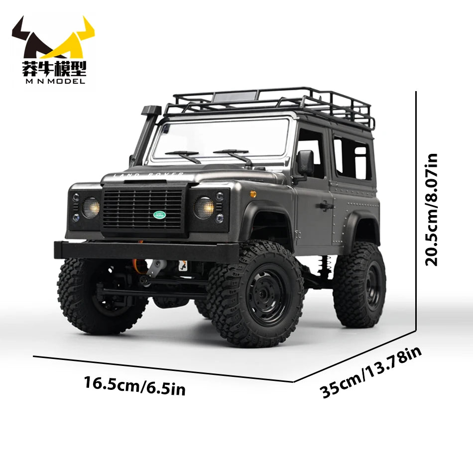 1/12 4WD Off-Road RC Car MN98 MN99S 2.4G Remote Control SUV Electric Climbing Car Toy for Kids Official Licensed Model Guard 90