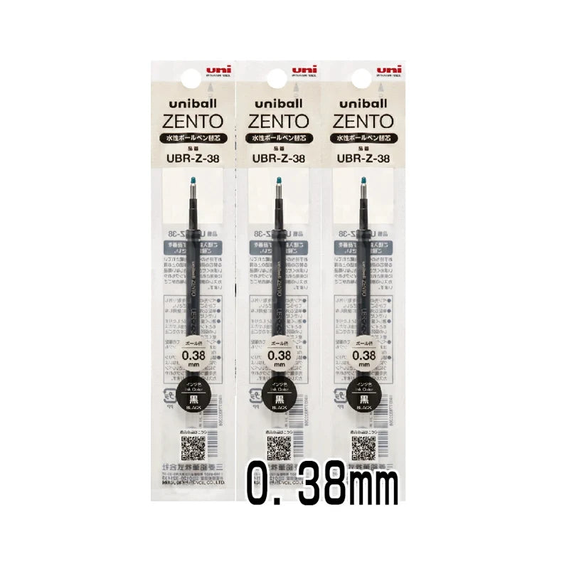 Uni-ball ZENTO Click Gel Pen,0.38/0.5/0.7mm Various Colors Water-based pen With Ergonomic Grip Smooth Writing for School&Office