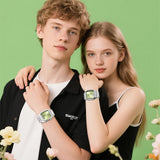 SKMEI Creative Dual Display Digital Electronics Watch Waterproof Quartz Watches For Men Women Students 3Time Luminous Wristwatch
