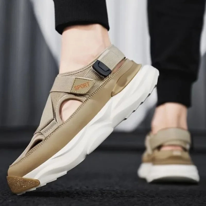 Summer Men's Sandals Fashion Casual Sandals Comfort Beach Sandals for Men Outdoor Non Slip Platform Sandal Breathable Sandalias