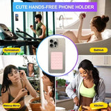Silicone Suction Phone Holder Mat Multi-functional Suction Cup Phone Stand Square Anti-Slip Single-Sided Case Mount Back Sticker