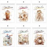 20pcs/lot Kawaii Stationery Stickers coffee life Diary Decorative Mobile Stickers Scrapbooking DIY Craft Stickers