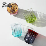 Bincoo High End Coffee Cup Elegant Retro Glass for Americano Dirty Flat White Espresso and Latte Available in 90/200/240/400ml
