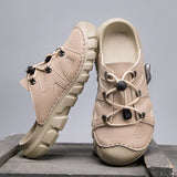 Summer Men's Sandals Beach Shoes Handmade Breathable Design Sandals Casual Beach Shoes Lightweight Soft Bottom Outdoor Sandals