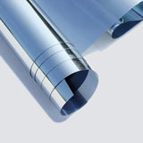 One Way Mirror Insulation Window Film PET Self-adhesive Reflective Solar Film Privacy Window Tint for Home Silver Glass Sticker