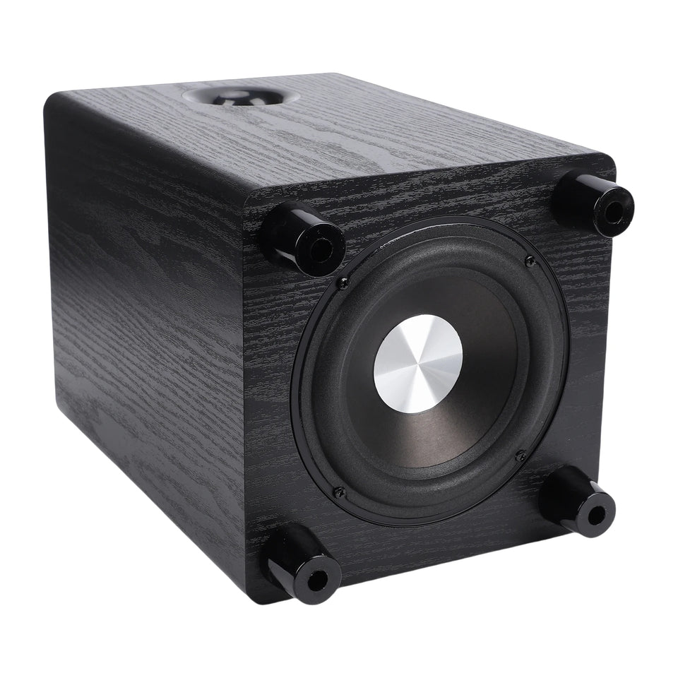Home Theater Subwoofer 100W Home Subwoofer 6.5 Inch Independent Passive Subwoofer Speaker Plug and Play for Home Theater Party