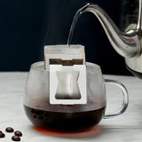 50pcs Coffee Filter Paper Bags Disposable Drip Coffee Bag Portafilter Hanging Ear Espresso Coffee Accessories Tea Tool