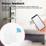 Smart Door Window Magnetic Sensor Zigbee3.0 Z2MQTT Home Security Protection for Home Assistant Smart Home System