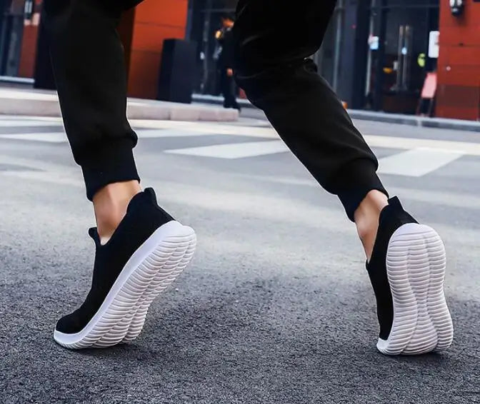 XIHAHA Large Size Men's Shoes Couple Comfortable Woman Shoes Breathable Shoe Male Sports Walking Man Sneaker Flat Ladies Shoes