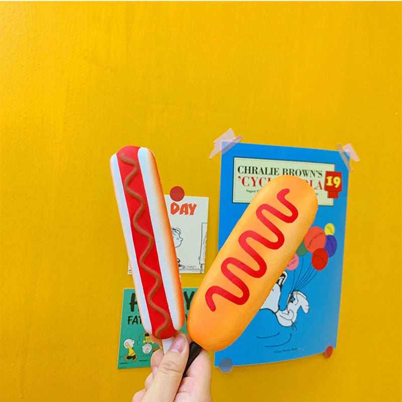 New Squishy Antistress Toys Ice Cream Hot Dog Dinosaur Slow Rising Pen Soft Squeeze Pen Stress Relief Toy Christmas Gifts